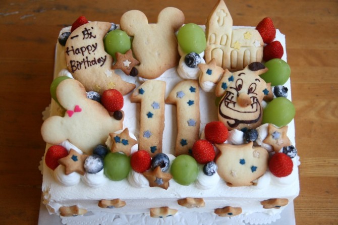 11才のバースデーケーキ