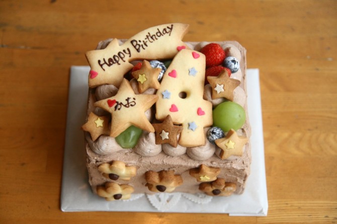 ４歳のバースデーケーキ