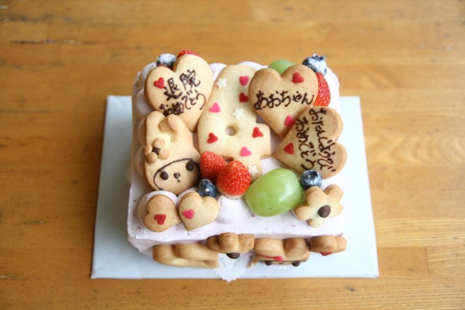 ４歳のバースデーケーキ