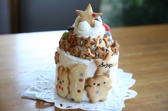 １歳のバースデーケーキ