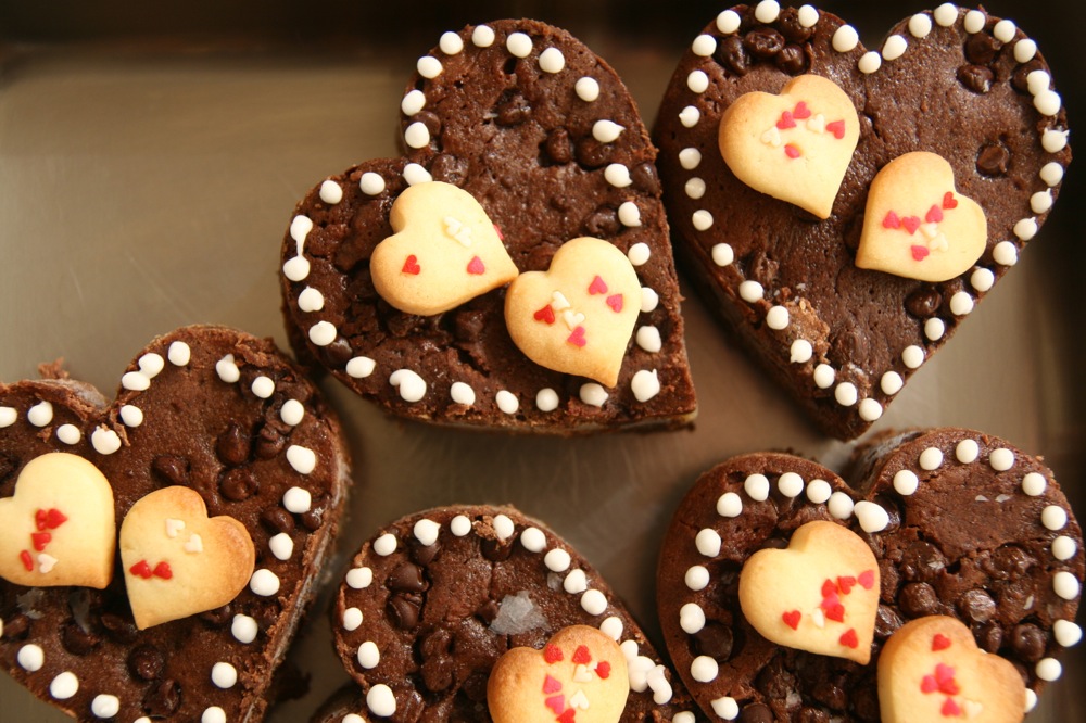 ハートのブラウニー