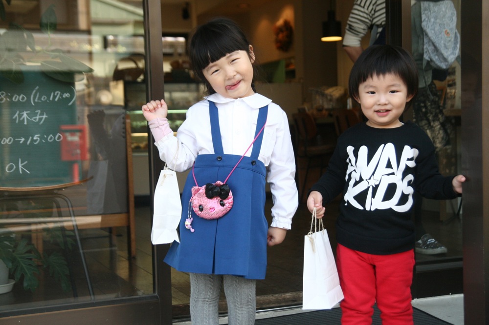 かわいいおきゃくさん