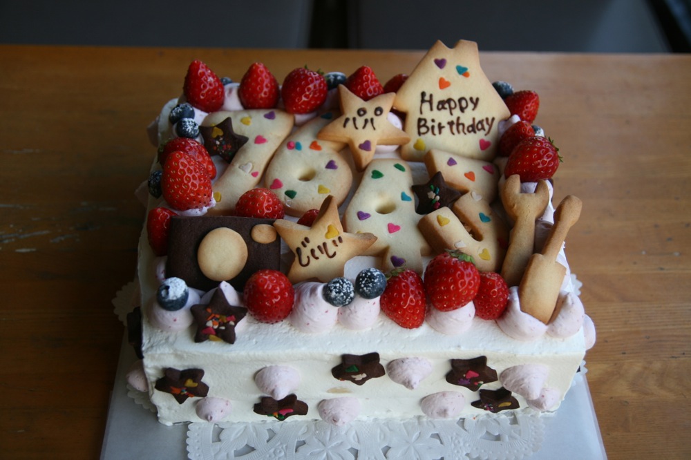 パパ&じぃじのバースデーケーキ