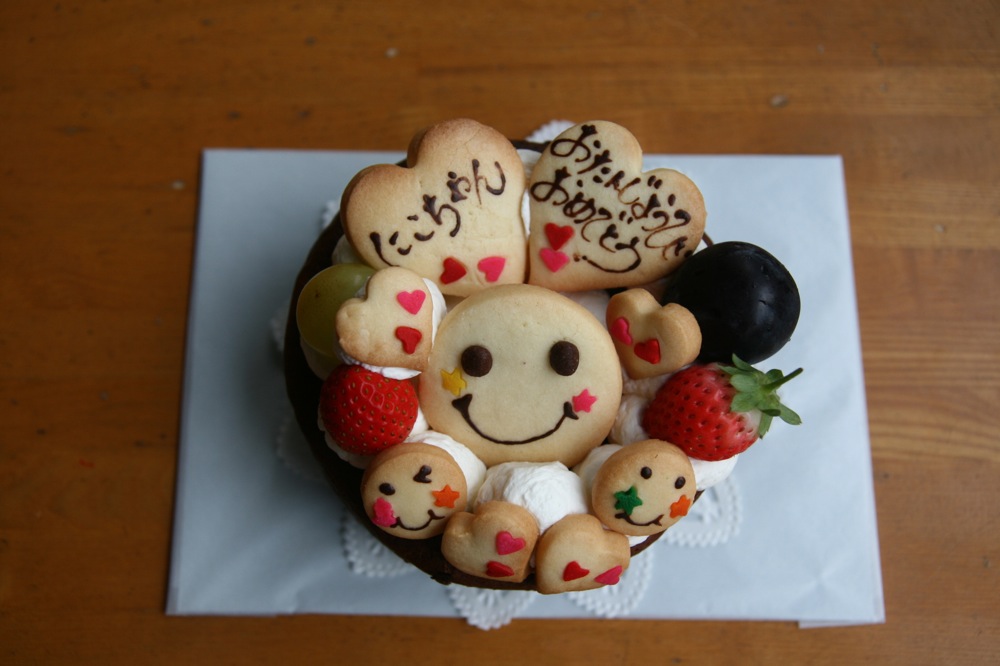 出産祝いのケーキ