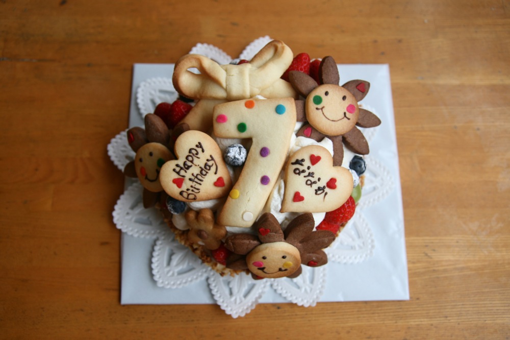 ７歳のバースデーケーキ