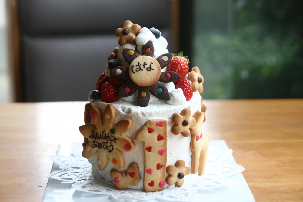 はなちゃん１歳のケーキ