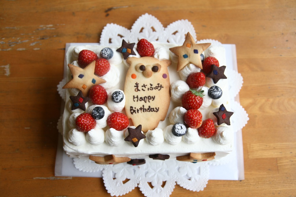 スポンジケーキは四角