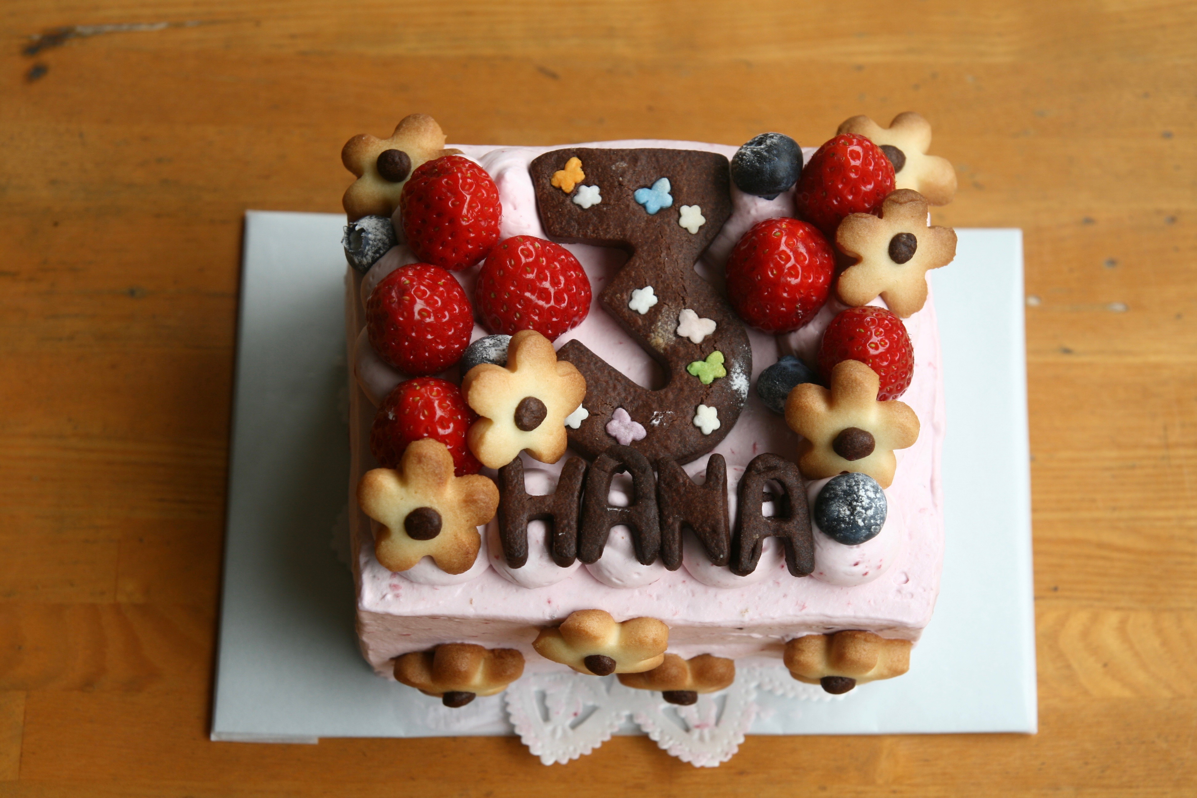 ３歳のケーキ