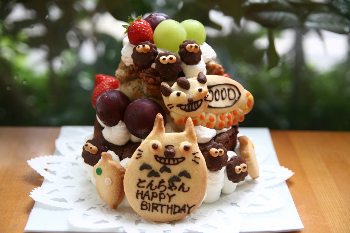 とうこちゃん、４歳のケーキ