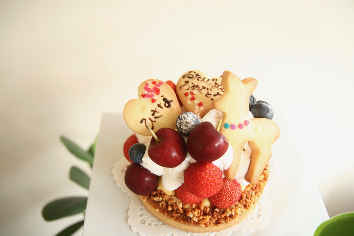 奥様に送るケーキ