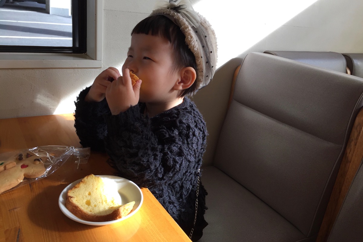 クッキー食べに来てくれた。