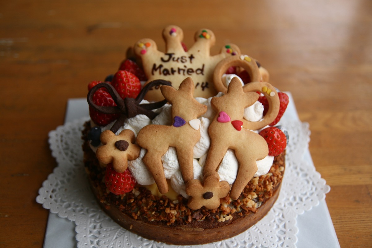 結婚記念日のケーキ