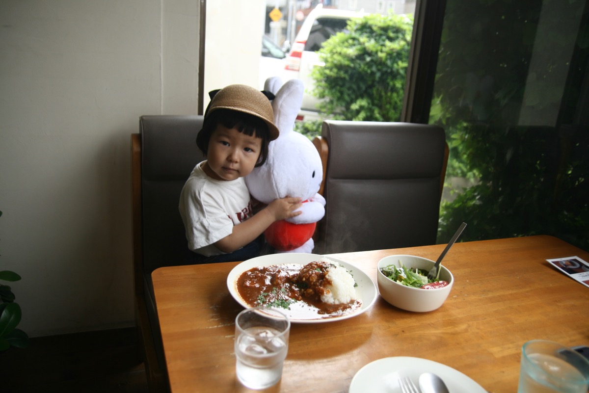 ママとミッフィーちゃんとランチ